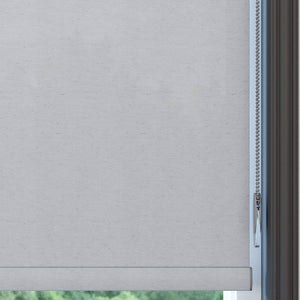 Gray Matte Linen Roller Blinds | cascade