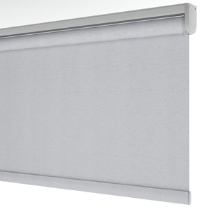 Gray Matte Linen Roller Blinds | cascade