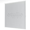 Gri Oval Perfore PVC Dikey Perde