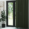 Haki Naturel Keten Fon Perde | Casual