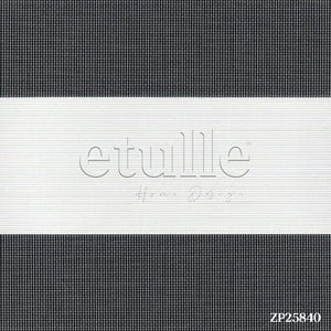 White Plain Zebra Curtain | Harlow