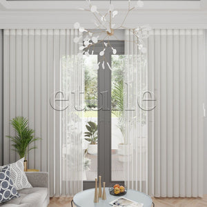Isolate - Jacquard Vertical Tulle Curtain