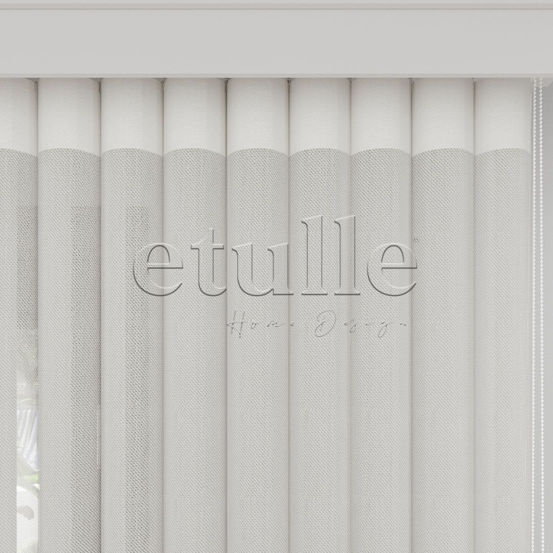 Isolate - Jacquard Vertical Tulle Curtain