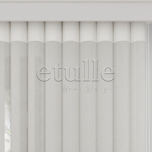 Isolate - Jacquard Vertical Tulle Curtain