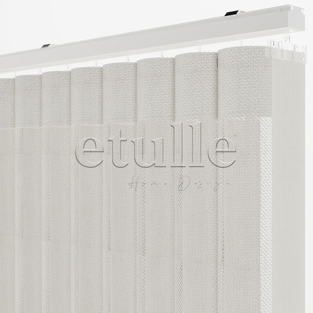 Isolate - Jacquard Vertical Tulle Curtain