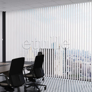 Brown - Pink Striped PVC Vertical Blinds