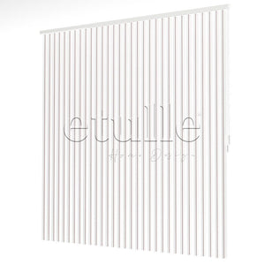 Brown - Pink Striped PVC Vertical Blinds
