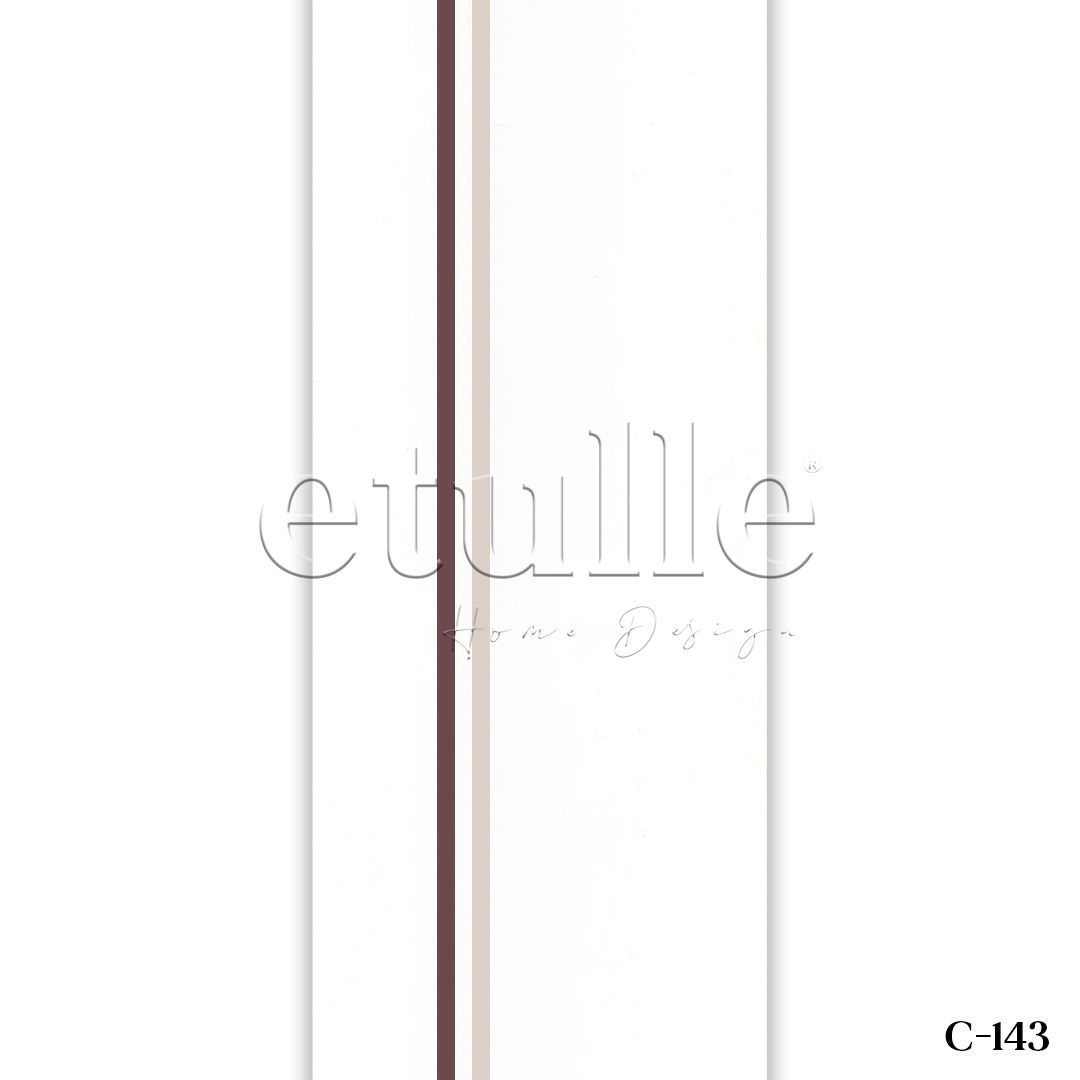 Brown - Pink Striped PVC Vertical Blinds