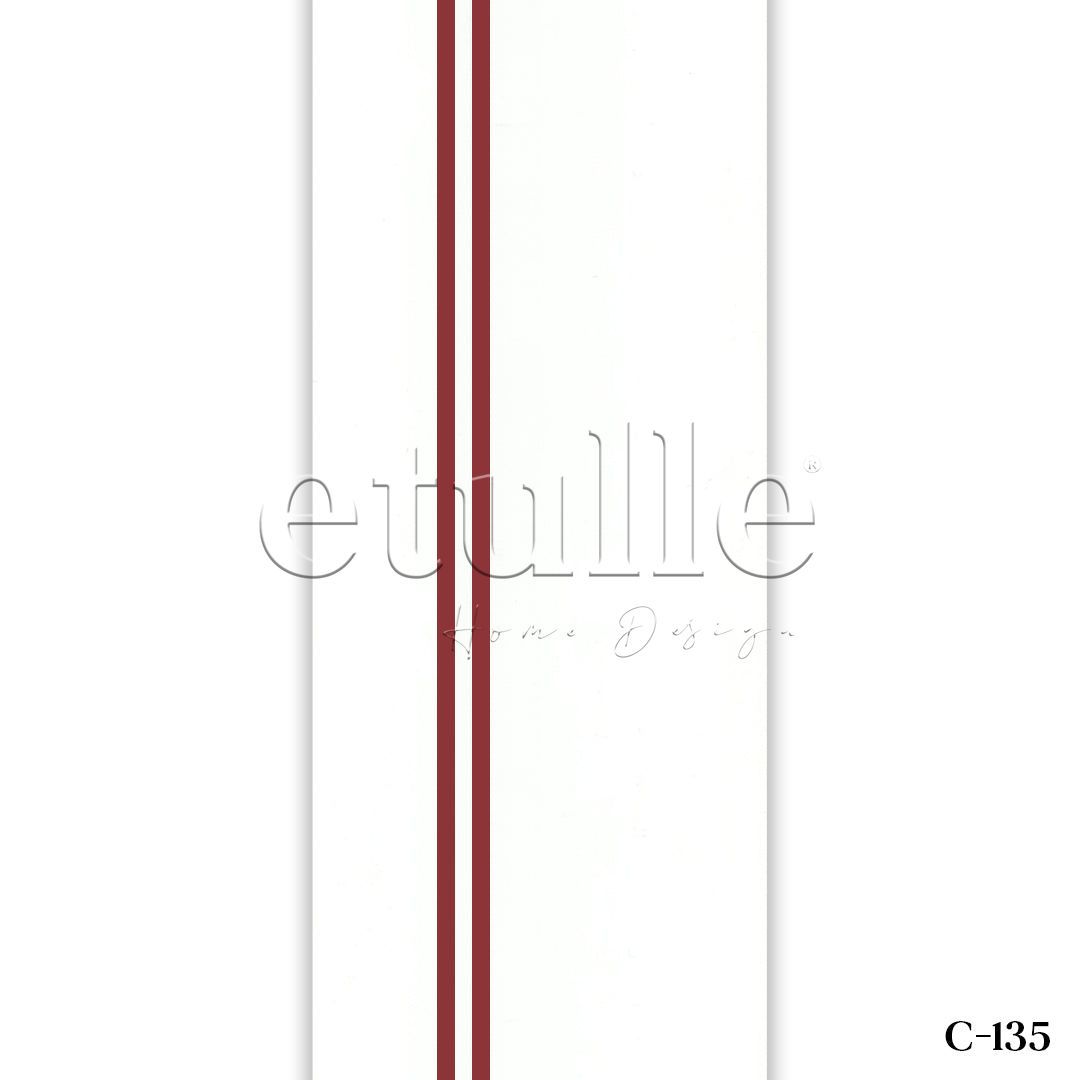 Red Striped PVC Vertical Blinds