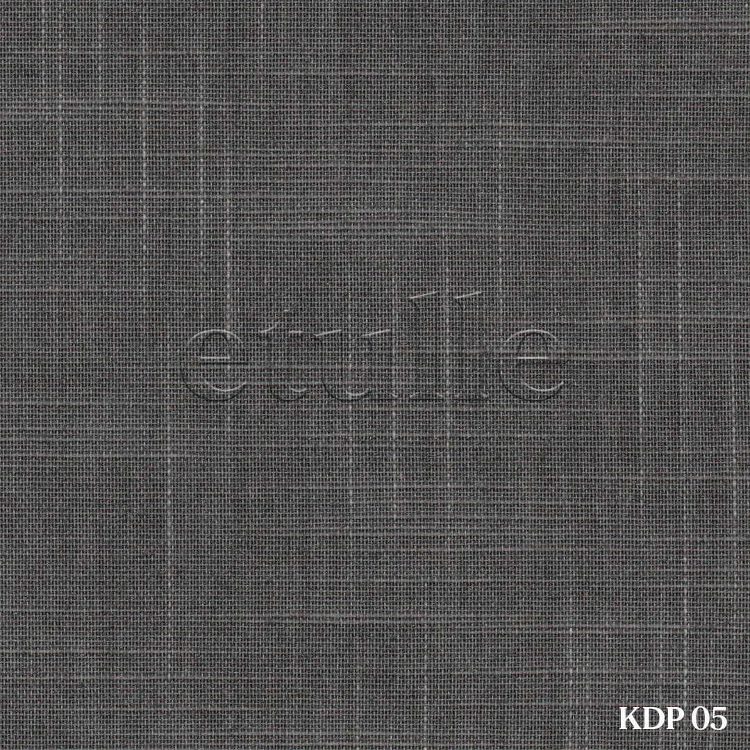 Dark Grey Plain Fabric Vertical Blinds | Larissa