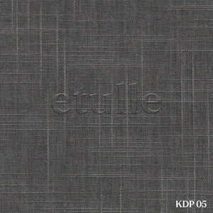 Dark Grey Plain Fabric Vertical Blinds | Larissa