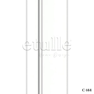 Dark Grey - Grey Striped PVC Vertical Blinds
