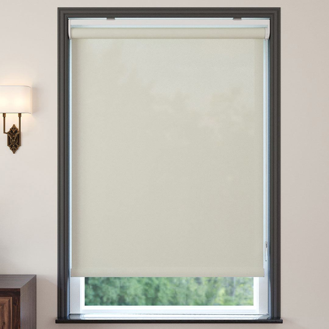 Dark Cream Matte Roller Blinds | Luca