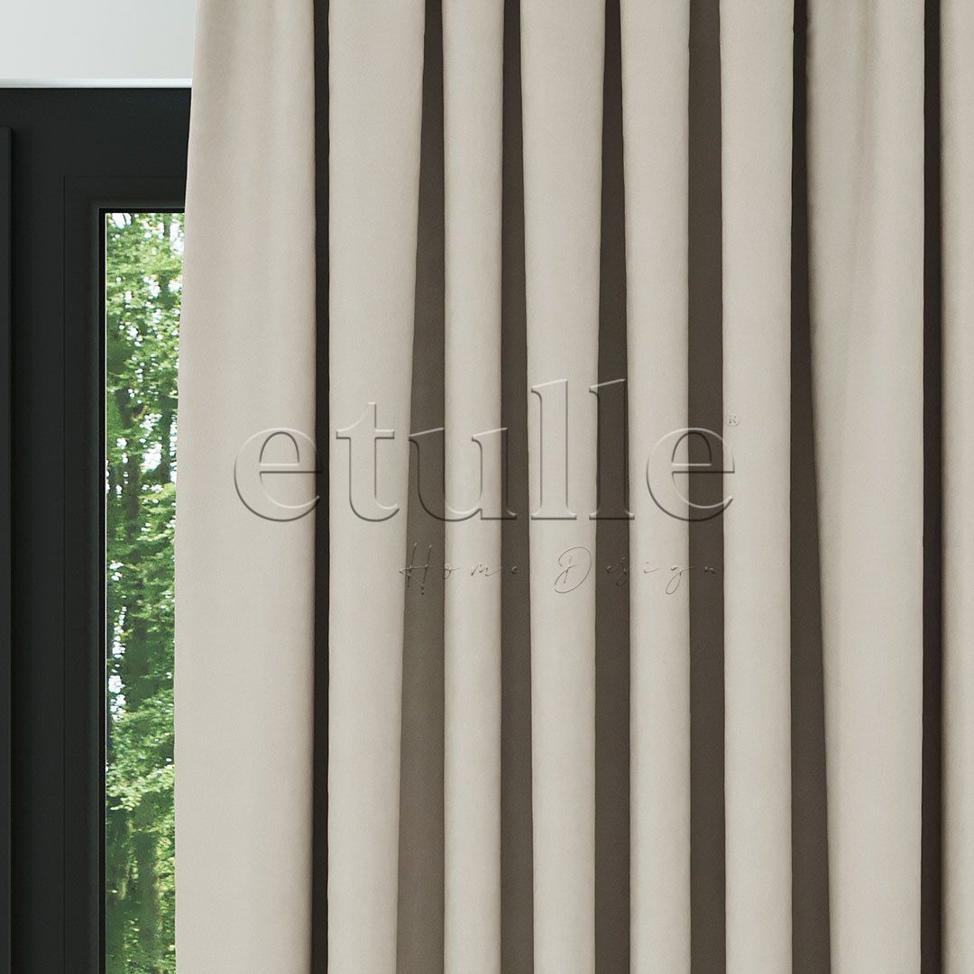 Krem Blackout Karartma Fon Perde | Larice