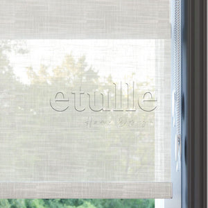 Cream Patterned Double Roller Blind | Dauphine
