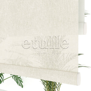 Cream Plain Double Roller Blind | Nevis