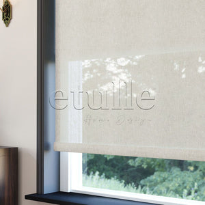 Cream Plain Double Roller Blind | Nevis