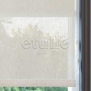 Cream Plain Double Roller Blind | Nevis