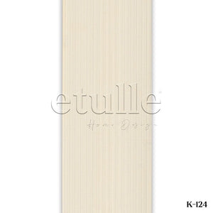 Cream Channel PVC Vertical Curtain
