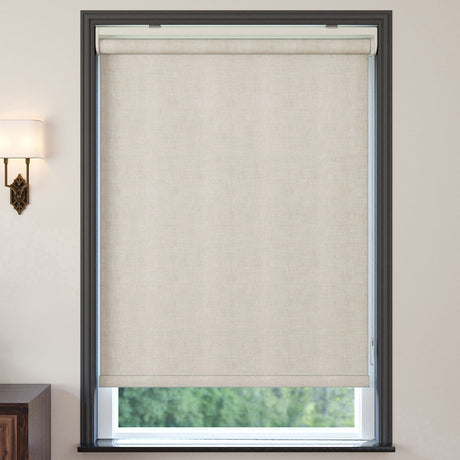 Cream Matte Linen Roller Blinds | brodie