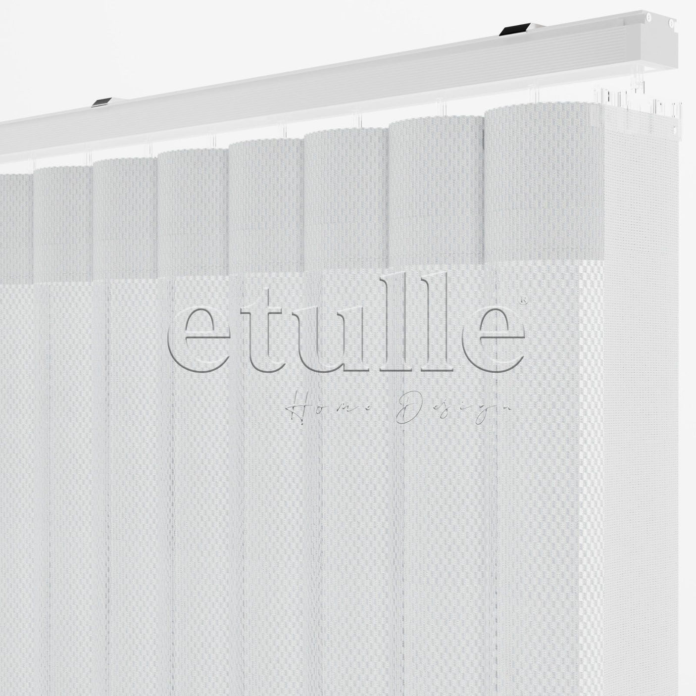 Lento - Jacquard Vertical Tulle Curtain