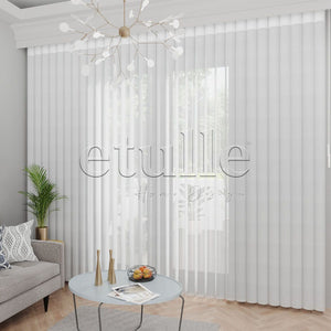 Lento - Jacquard Vertical Tulle Curtain