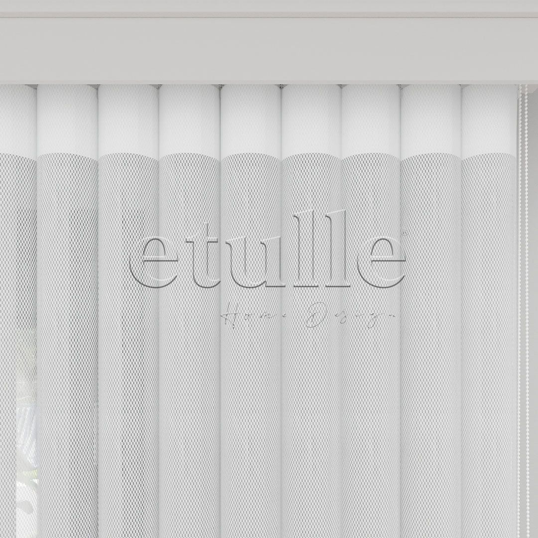 Lento - Jacquard Vertical Tulle Curtain