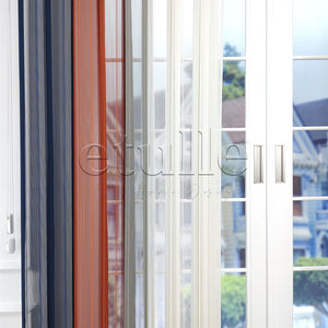 Leto - Striped Vertical Tulle Curtain