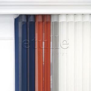 Leto - Striped Vertical Tulle Curtain