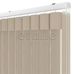 Leto - Plain Vertical Tulle Curtain
