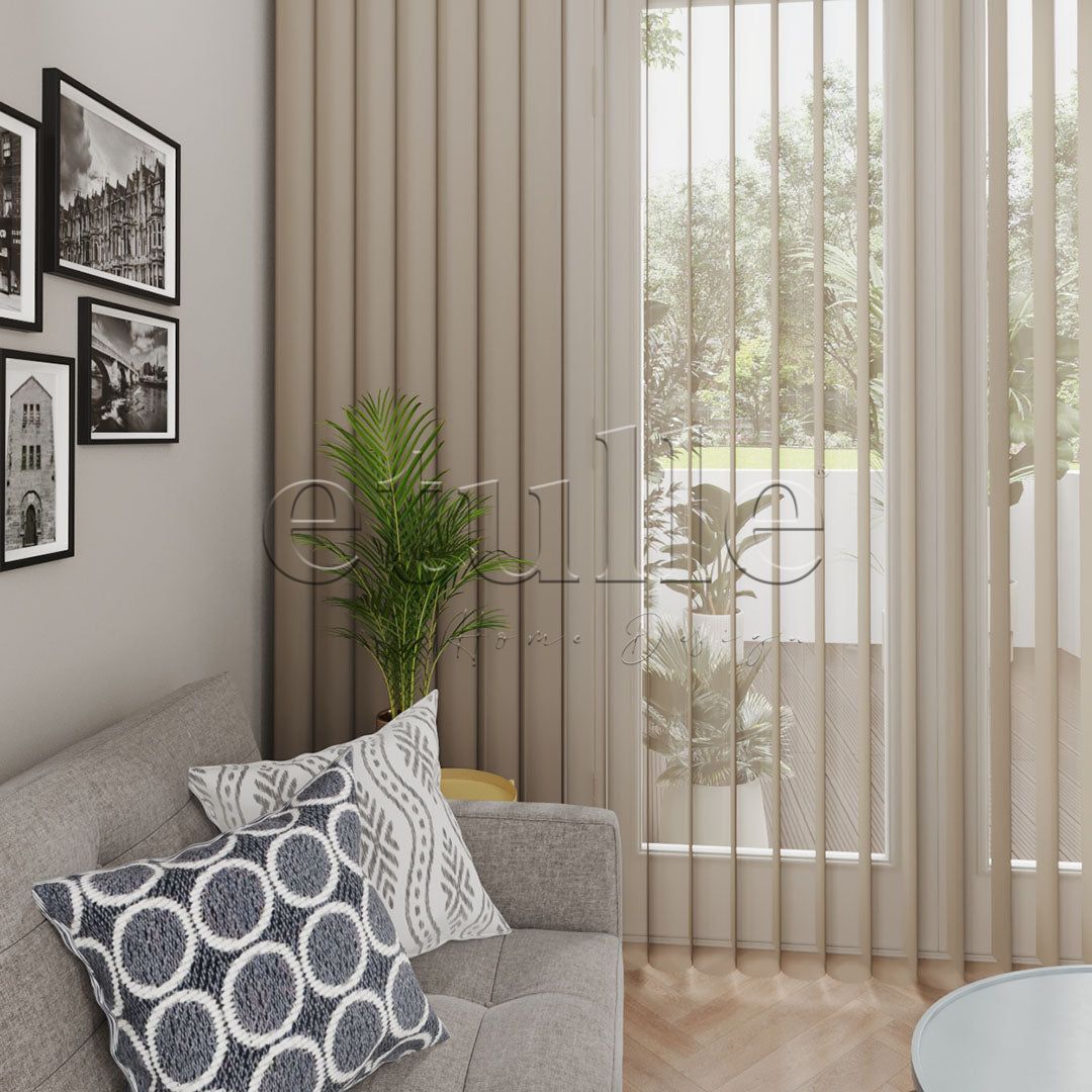 Leto - Plain Vertical Tulle Curtain