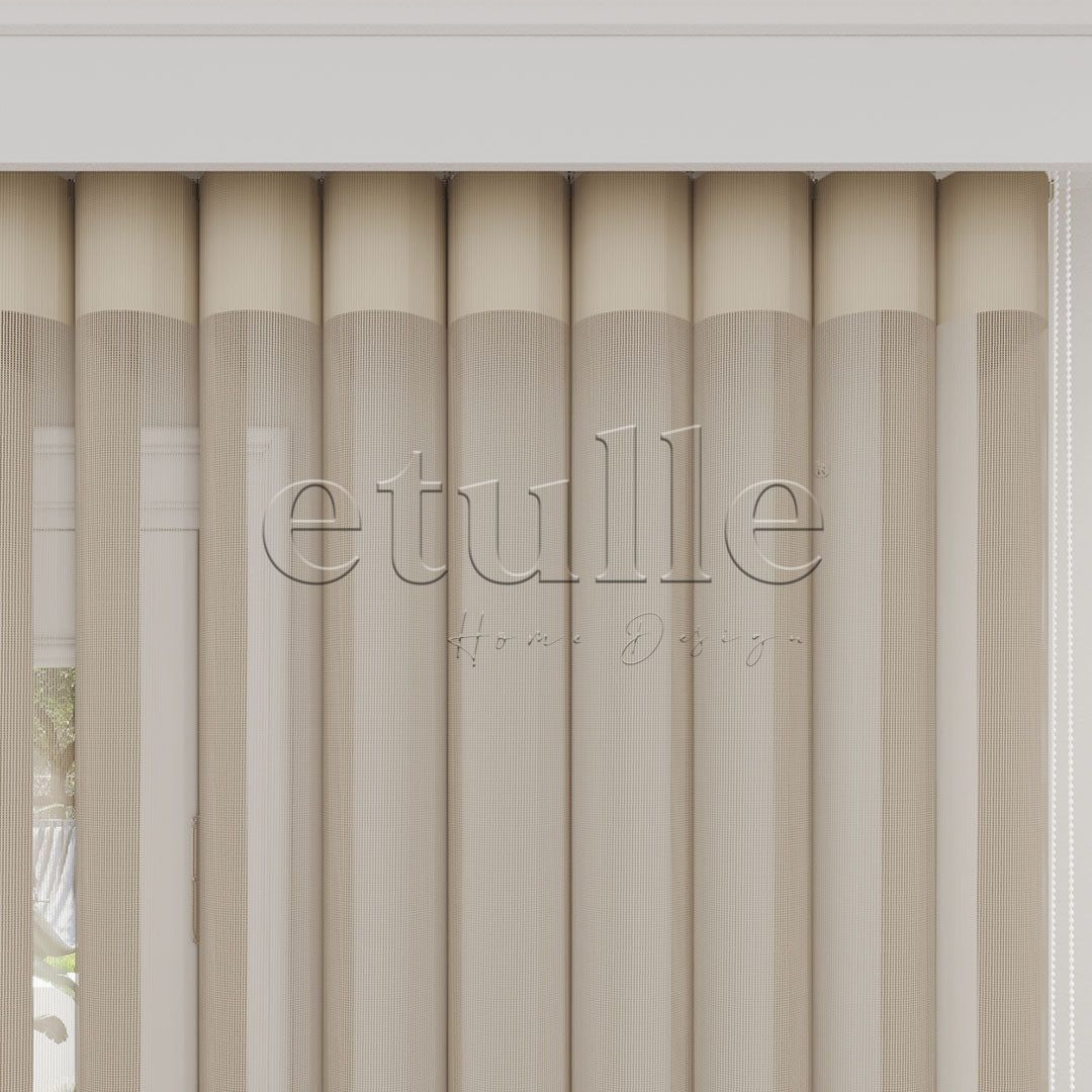 Leto - Plain Vertical Tulle Curtain