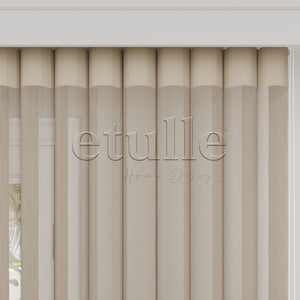 Leto - Plain Vertical Tulle Curtain