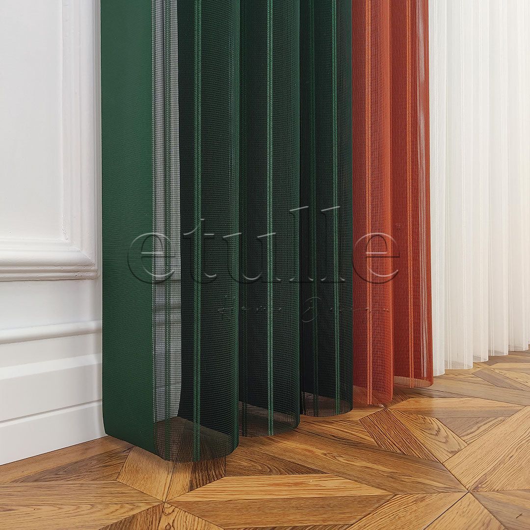 Loft - Striped Vertical Tulle Curtain