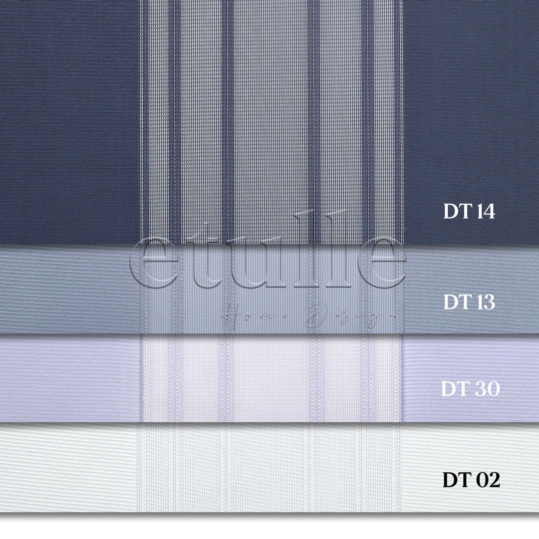 Madrid - Striped Vertical Tulle Curtains