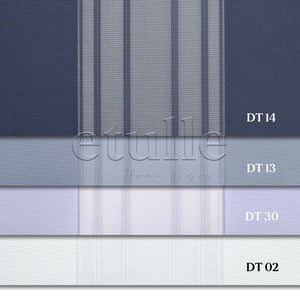 Madrid - Striped Vertical Tulle Curtains