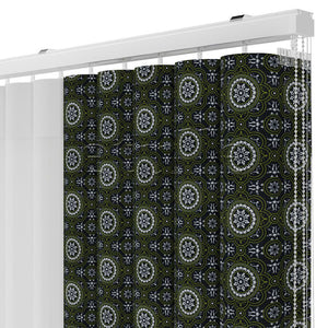Majorelle - Printed Vertical Tulle Curtain