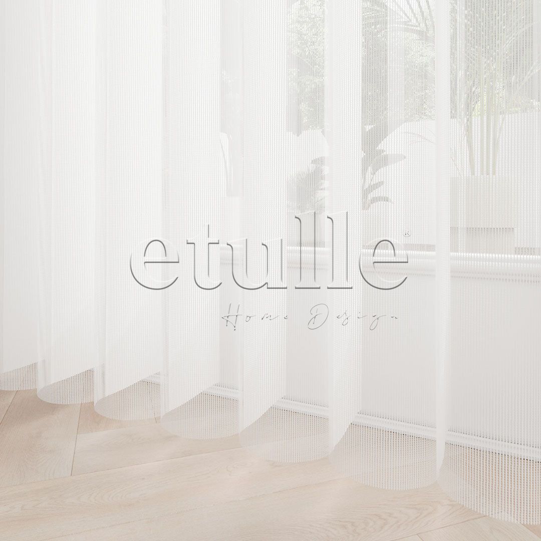 Misaki - Plain Vertical Tulle Curtain