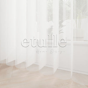 Misaki - Plain Vertical Tulle Curtain