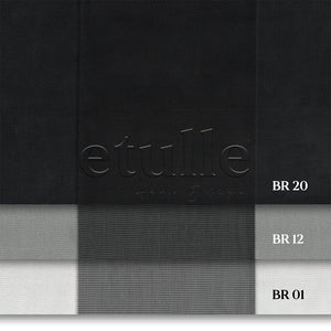 Misaki - Plain Vertical Tulle Curtain