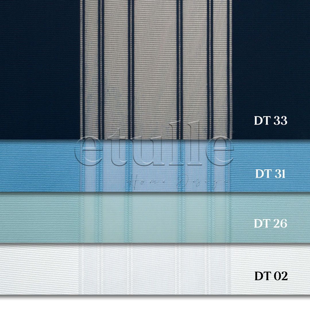 Monaco - Striped Vertical Tulle Curtain