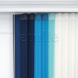 Monaco - Striped Vertical Tulle Curtain