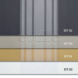 Montreal - Striped Vertical Tulle Curtains