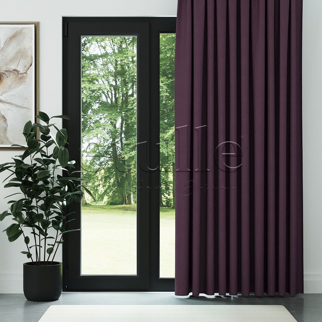 Mor Naturel Keten Fon Perde | Casual