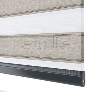 Mink Pleated Zebra Curtain | morricone