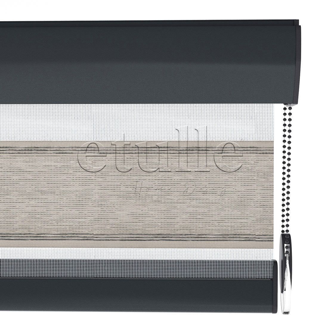 Mink Pleated Zebra Curtain | morricone
