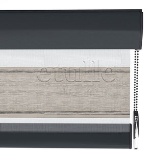 Mink Pleated Zebra Curtain | morricone