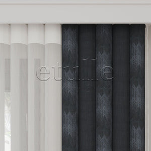 Moss Cudi - Printed Vertical Tulle Curtain