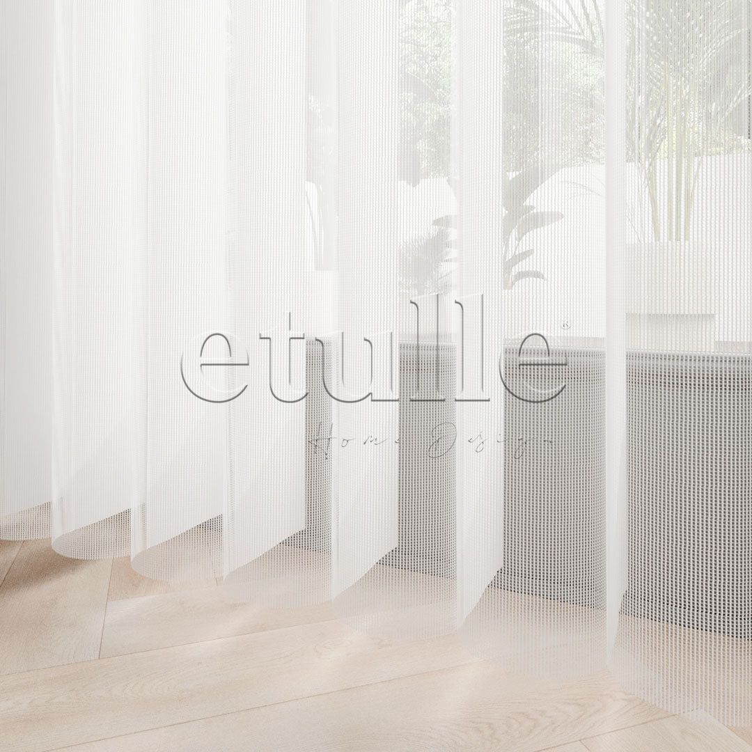 Moss Cudi - Printed Vertical Tulle Curtain