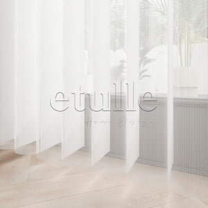 Moss Cudi - Printed Vertical Tulle Curtain